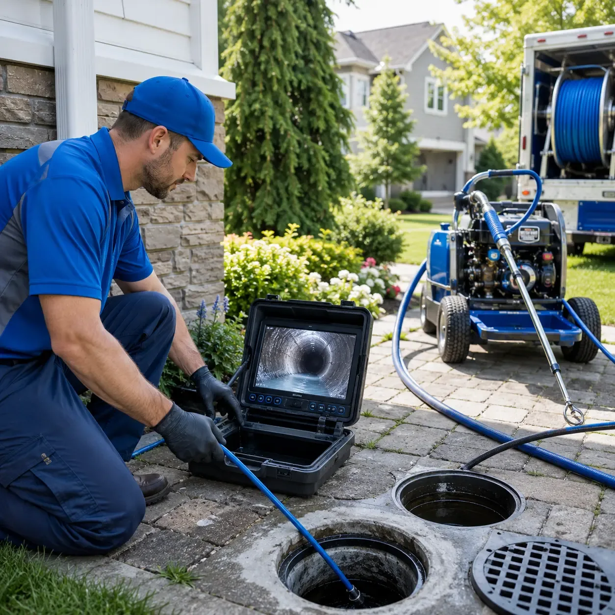 Outdoor drain cleaning professionals serving Bellevue, OH