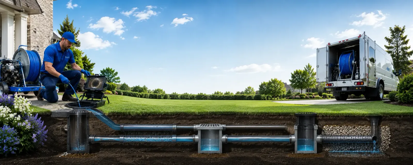 Outdoor drain cleaning information for Bellevue, OH
